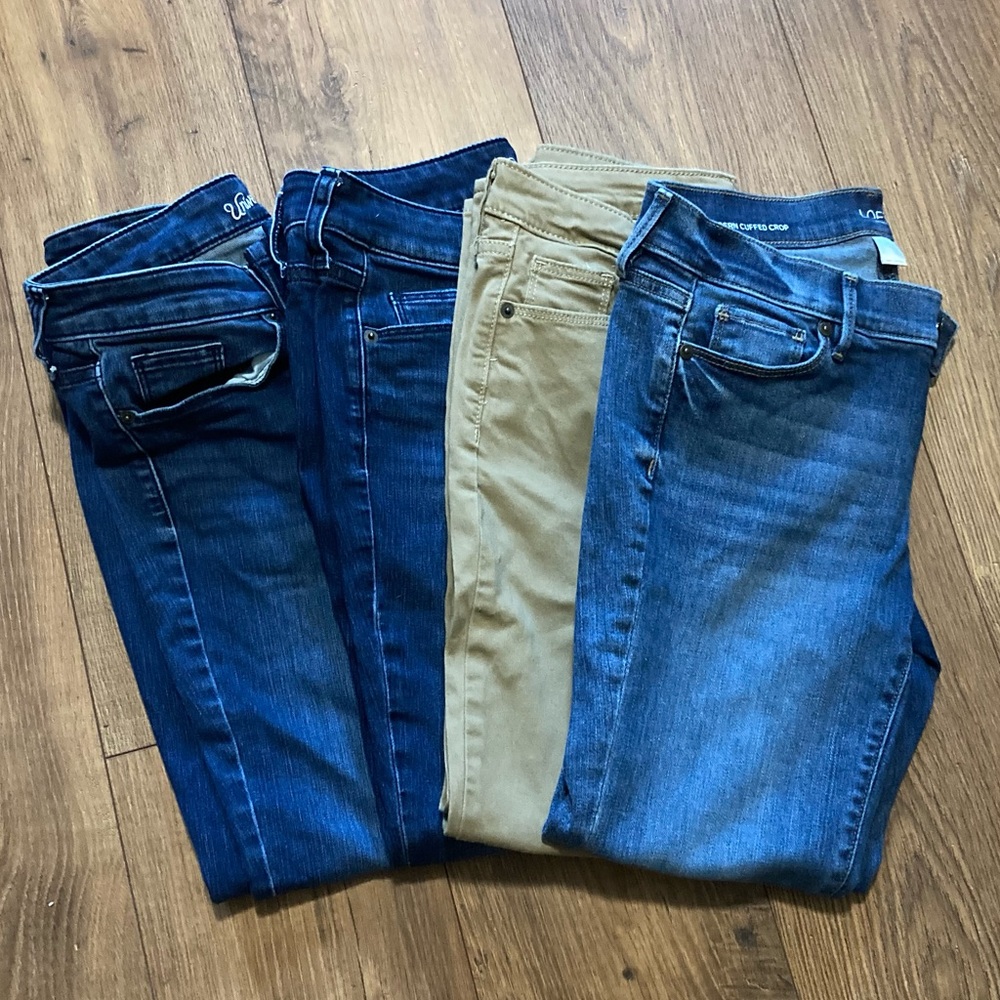 Size 4 short/petite jean bundle